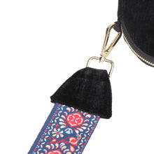 Mini Velvet Shell Bag | Blue
