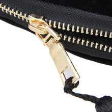 Mini Velvet Shell Bag | Blue