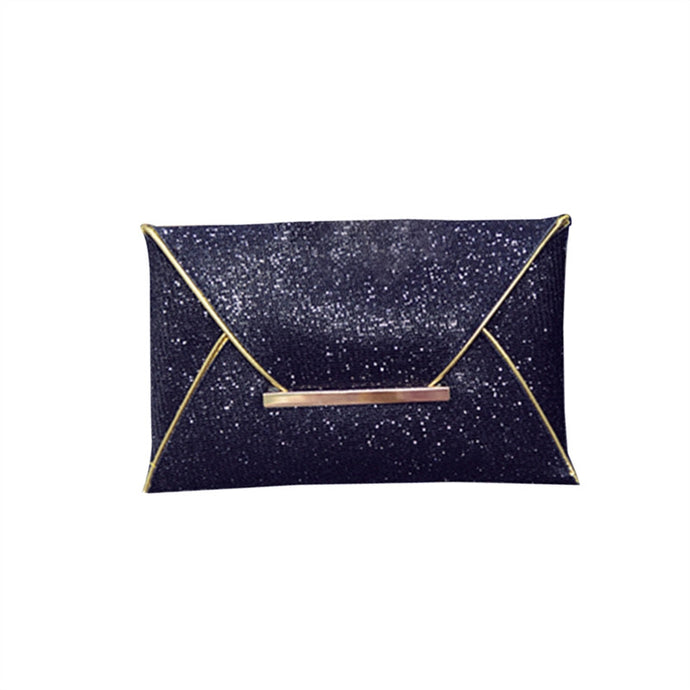 Night-Out Black Clutch | Black Sparkle