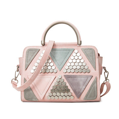 Lunar Patchwork Bag | Blush