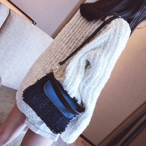 Hobe Black Leather Bag| Black